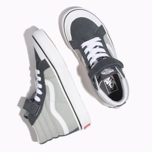 Vans Kiz Çocuk Spor Ayakkabı Suede Sk8-Hi Reissue 138 V Gri | 26125-715